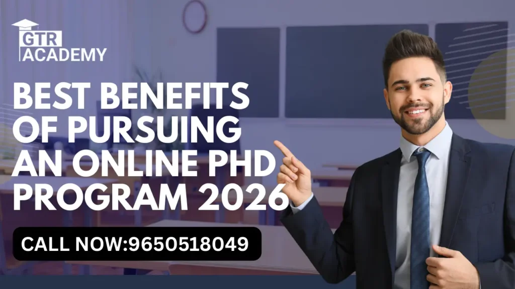 Benefits of Pursuing an Online PhD 