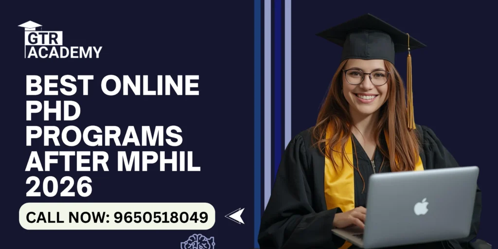 Online PhD Programs After MPhil