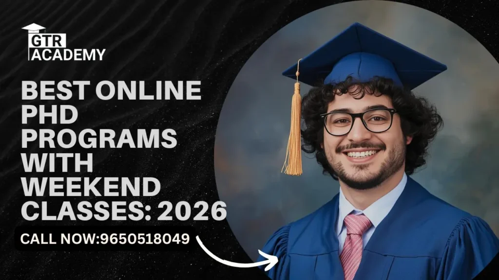 Online PhD Programs With Weekend Classes