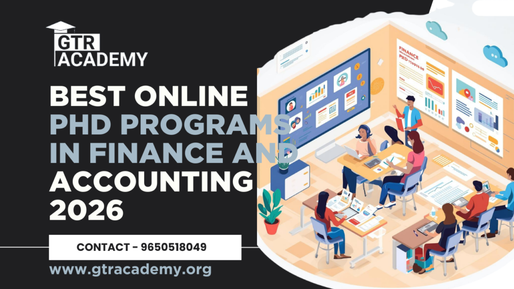 Online PhD Programs in Finance and Accounting