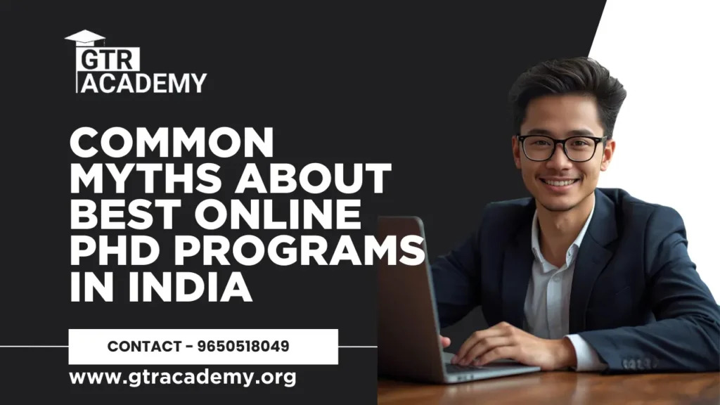 Best Online PhD Programs in India