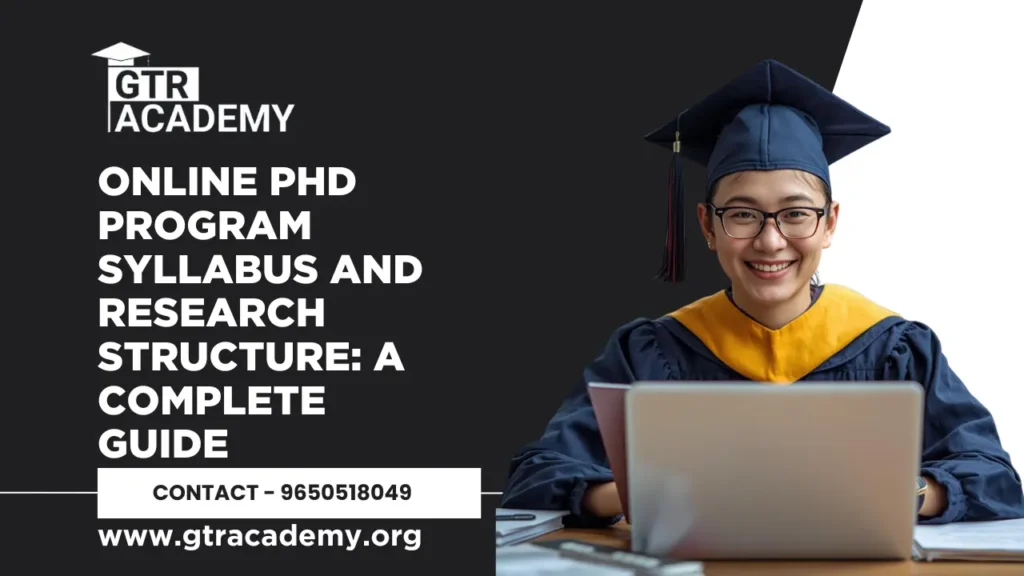 Online PhD Program Syllabus