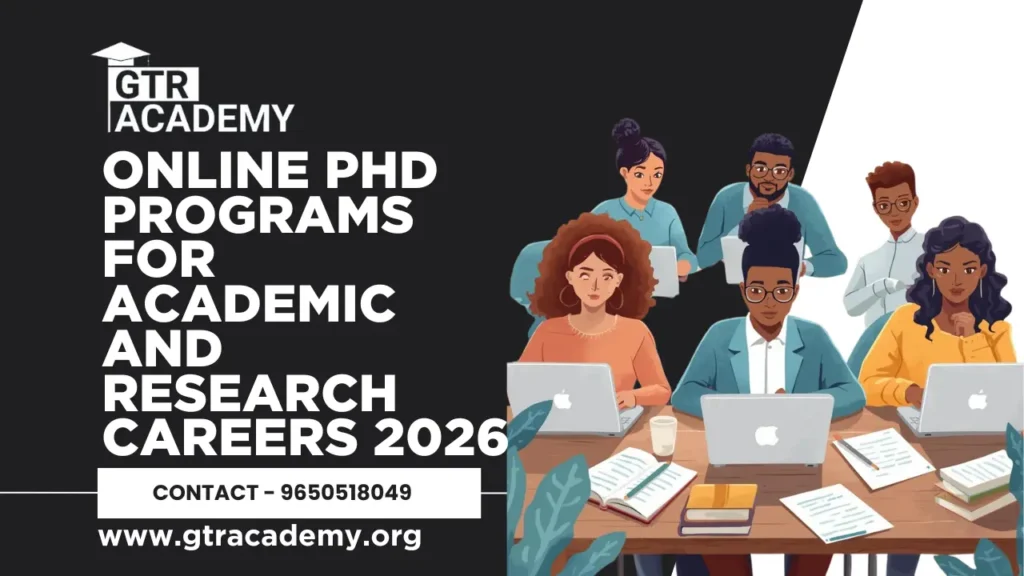Online PhD Programs for Academic 