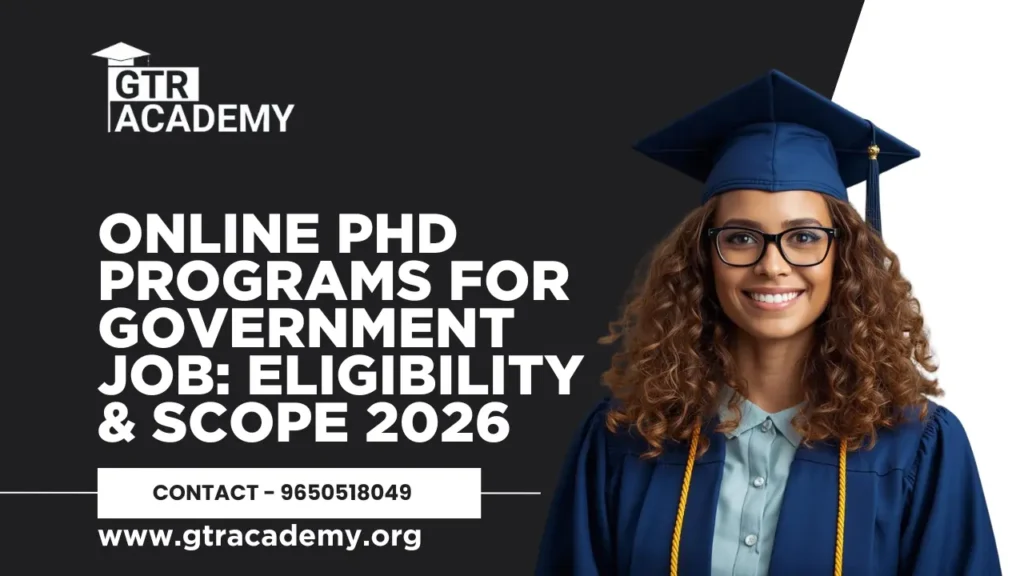 Online PhD Programs for Government Jobs