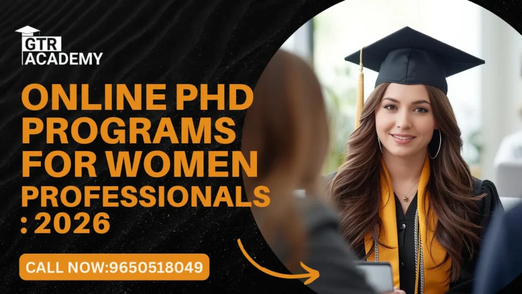 Online PhD Programs for Women Professionals