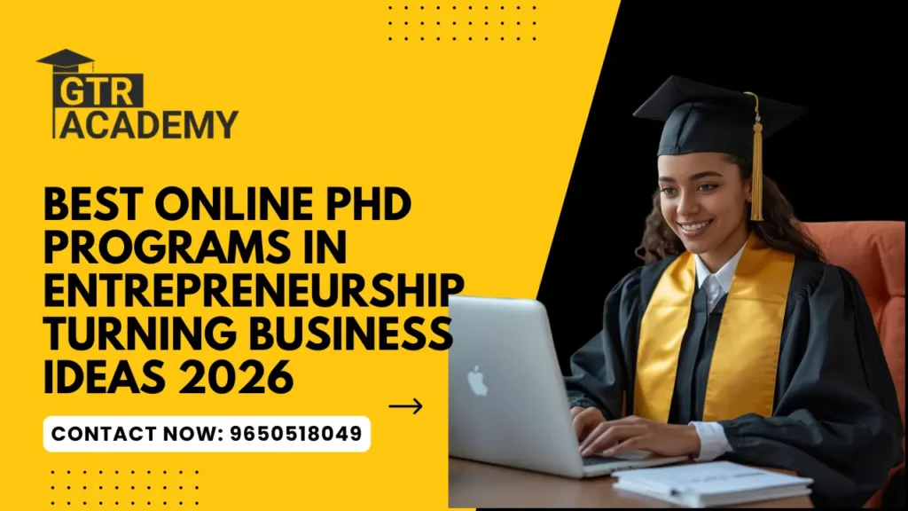 Online PhD Programs in Entrepreneurship