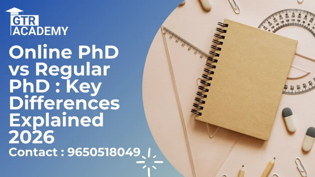 Online PhD vs Regular PhD