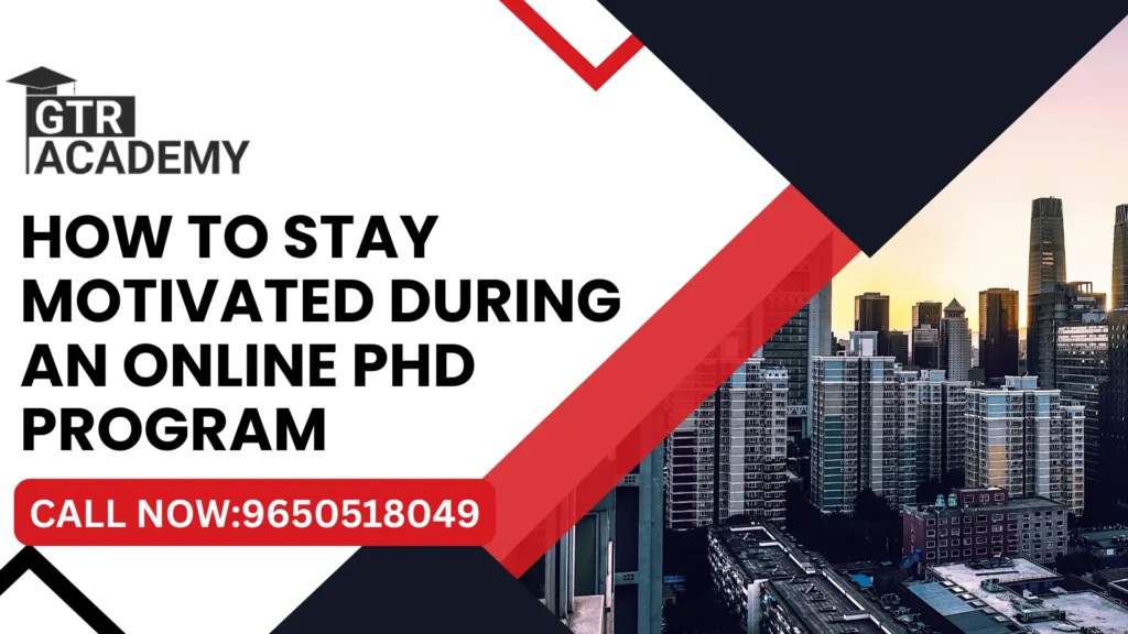 Online PhD Program