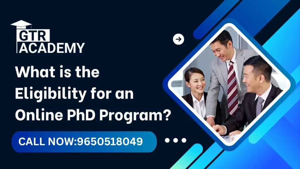 Online PhD Program